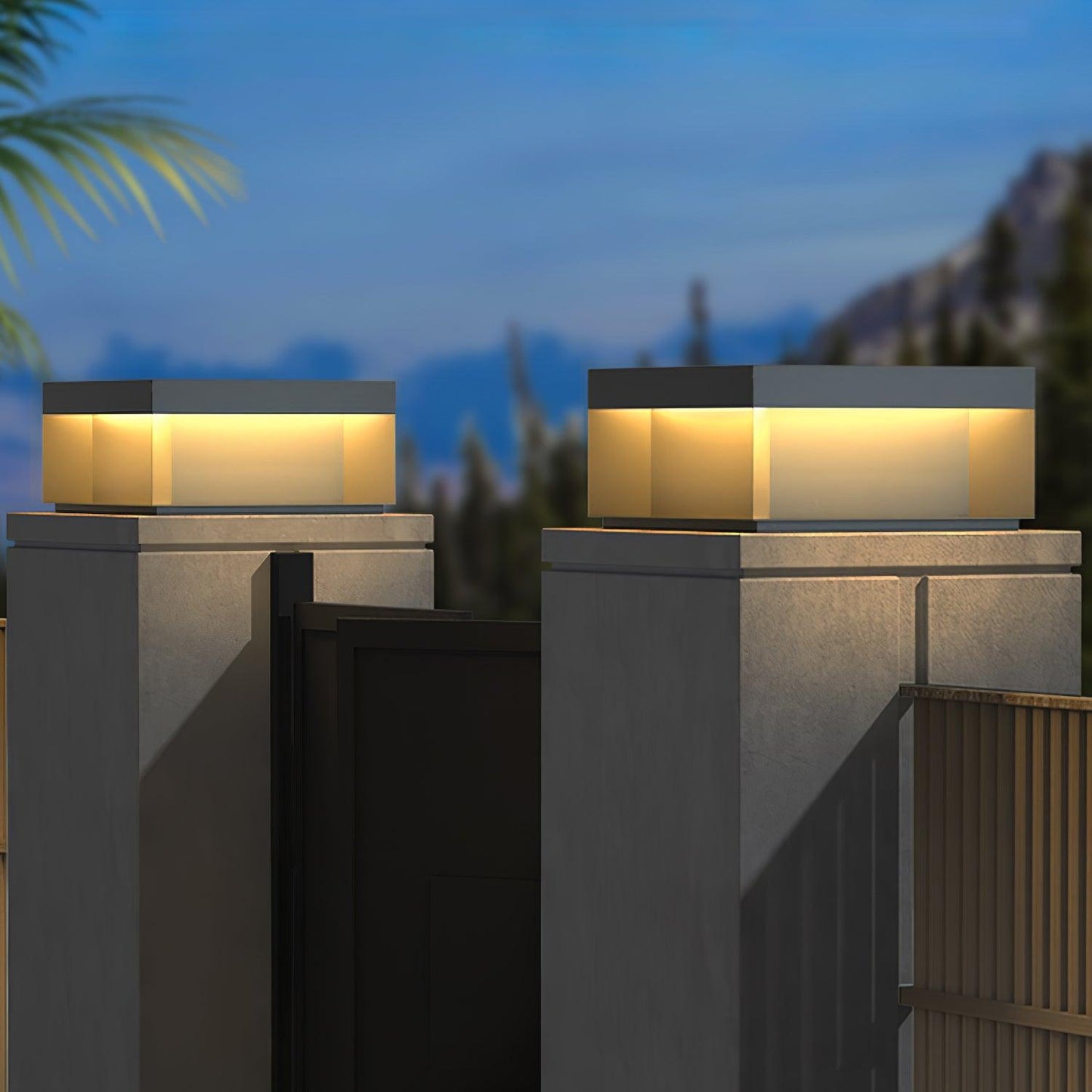 Frendorf | SolaraPost Solar Außenpfostenleuchte | LED Gartenbeleuchtung | Energieeffizient | Wasserdicht | Dekorative Außenbeleuchtung für Garten & Terrasse