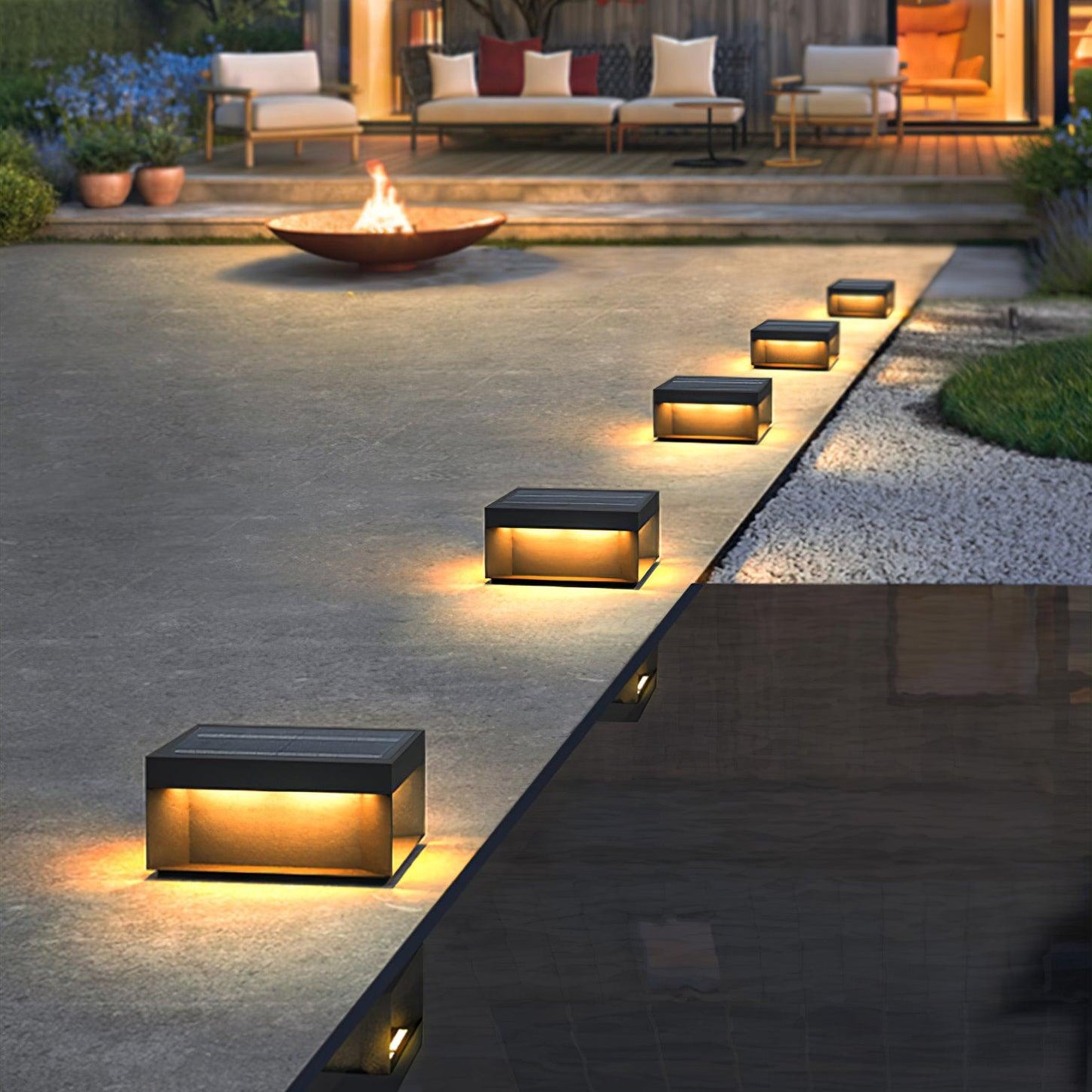 Frendorf | SolaraPost Solar Außenpfostenleuchte | LED Gartenbeleuchtung | Energieeffizient | Wasserdicht | Dekorative Außenbeleuchtung für Garten & Terrasse
