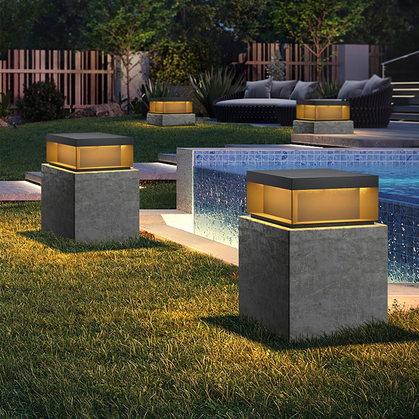 Frendorf | SolaraPost Solar Außenpfostenleuchte | LED Gartenbeleuchtung | Energieeffizient | Wasserdicht | Dekorative Außenbeleuchtung für Garten & Terrasse