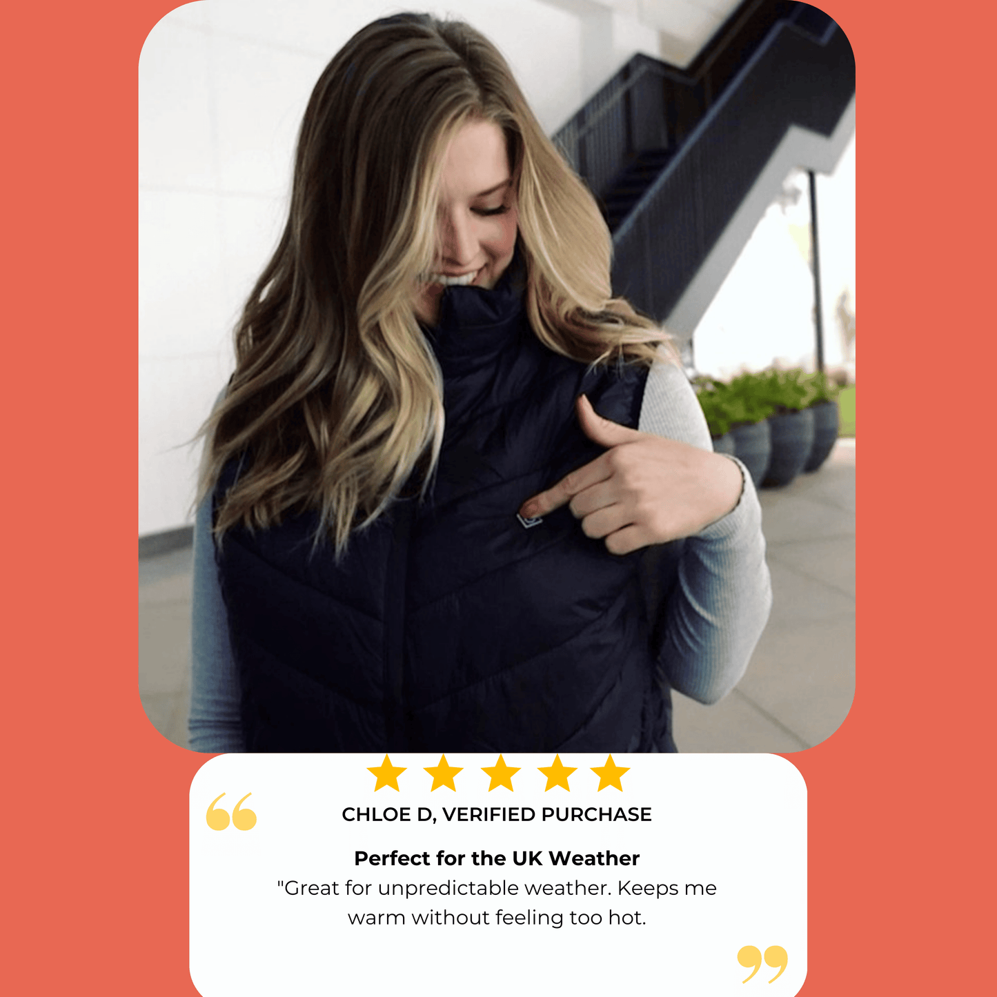 Frendorf | Beheizte Gilet – Leichte Körperwärmer Beheizte Jacke für ultimativen Komfort