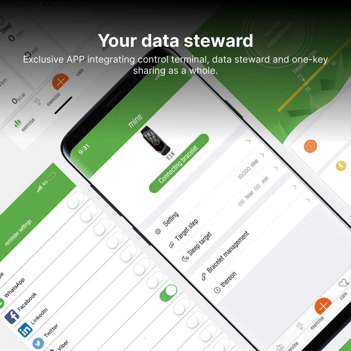 Frendorf | Blutdruck-Smartwatch und Herzfrequenzmonitor