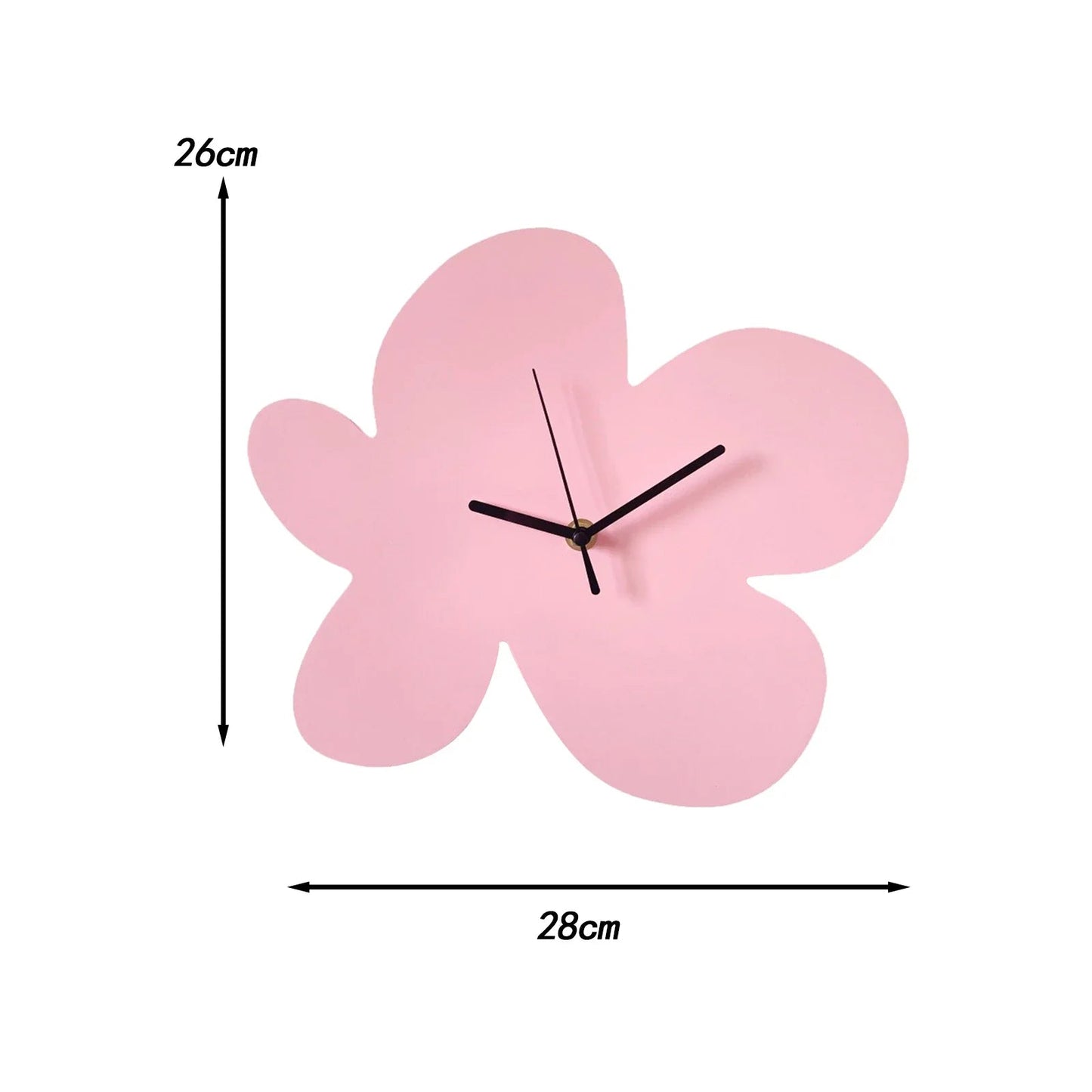 Frendorf | BloomTime | Wanduhr Modern 30 cm Bunt Holz