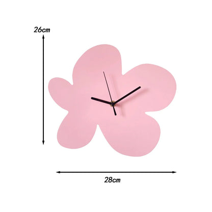 Frendorf | BloomTime | Wanduhr Modern 30 cm Bunt Holz