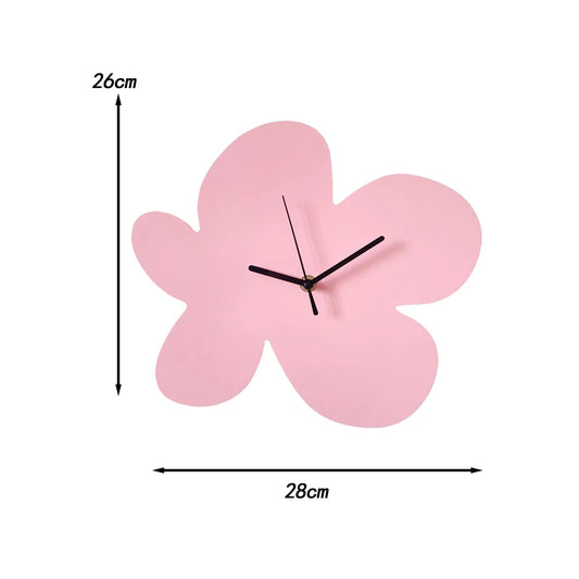 Frendorf | BloomTime | Wanduhr Modern 30 cm Bunt Holz