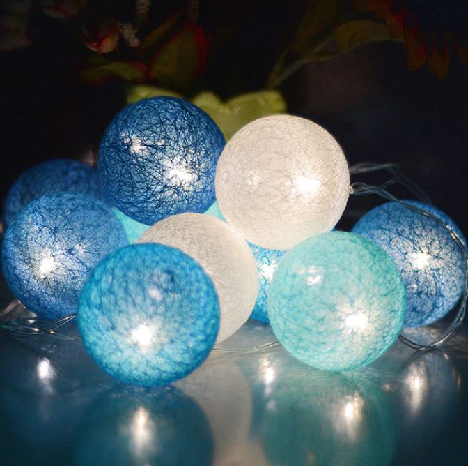 Frendorf | Fröhliche Baumwoll-Lichterkette – LumiBall