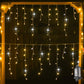 Frendorf | GlowCurtain LED Lichtervorhang | Außenbeleuchtung für Feiern | Warmweiß | Perfekte Deko für Feste