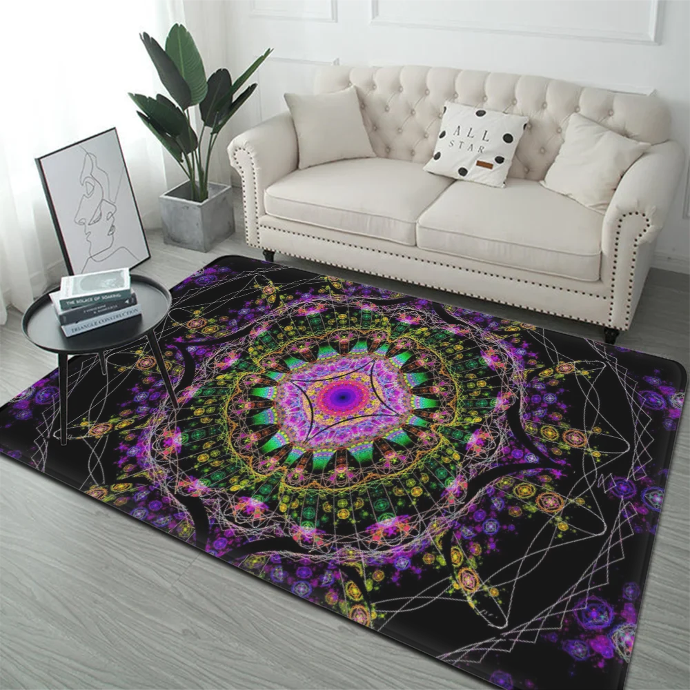 Bohemia Mandala Bodenmatte Bodenmatte INS Stil Weiche Schlafzimmer Boden Haus Waschküchenmatte Rutschfeste Haushaltsteppiche