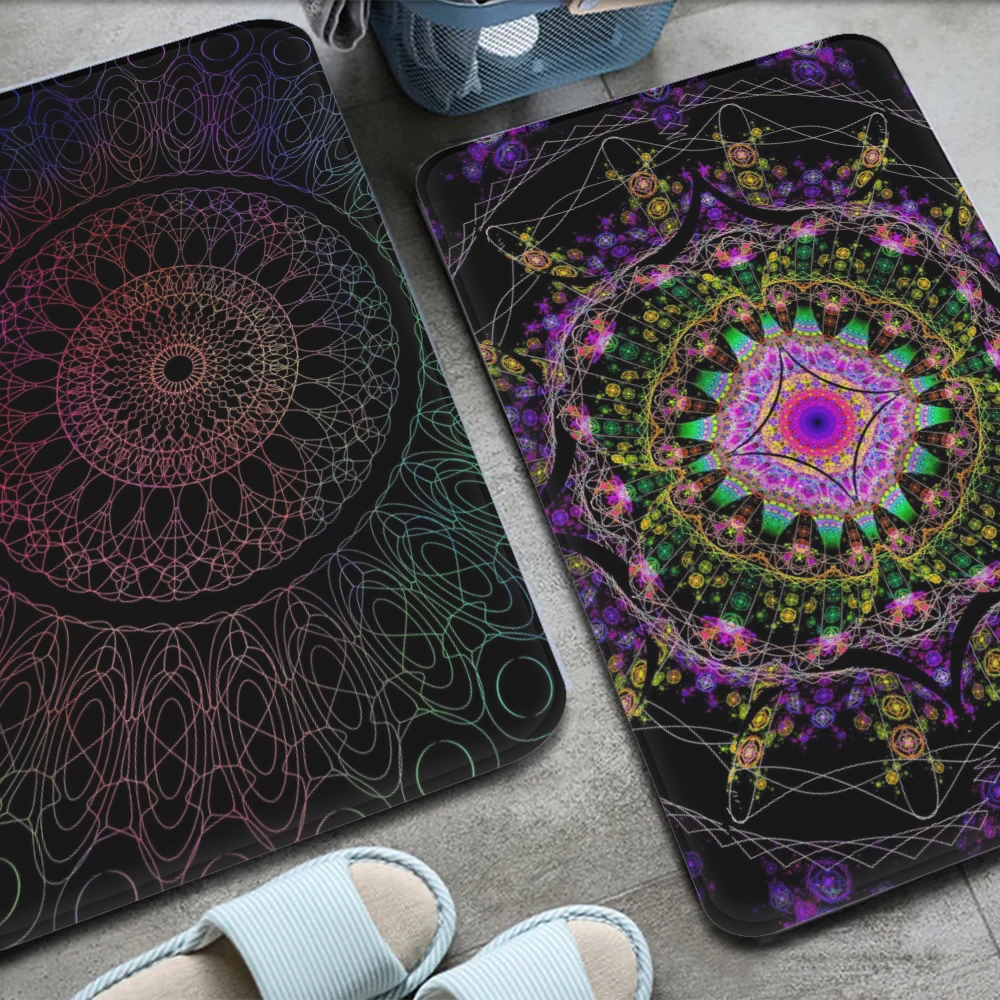 Bohemia Mandala Bodenmatte Bodenmatte INS Stil Weiche Schlafzimmer Boden Haus Waschküchenmatte Rutschfeste Haushaltsteppiche