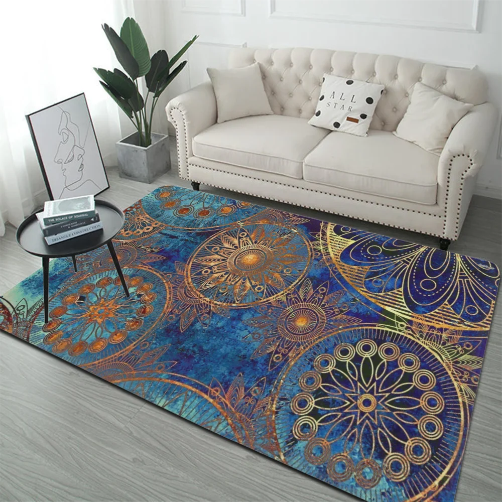 Bohemia Mandala Bodenmatte Bodenmatte INS Stil Weiche Schlafzimmer Boden Haus Waschküchenmatte Rutschfeste Haushaltsteppiche
