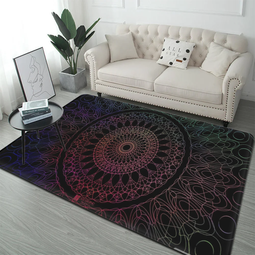 Bohemia Mandala Bodenmatte Bodenmatte INS Stil Weiche Schlafzimmer Boden Haus Waschküchenmatte Rutschfeste Haushaltsteppiche