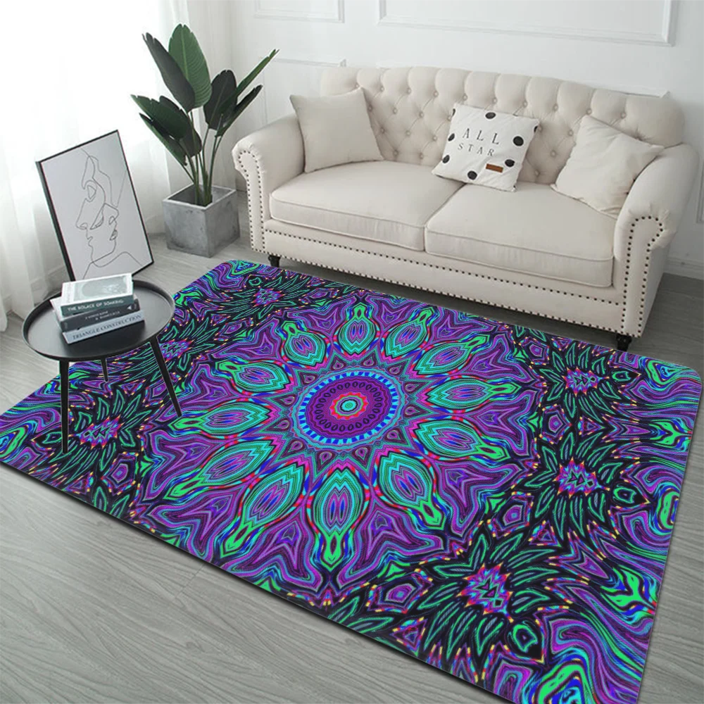 Bohemia Mandala Bodenmatte Bodenmatte INS Stil Weiche Schlafzimmer Boden Haus Waschküchenmatte Rutschfeste Haushaltsteppiche
