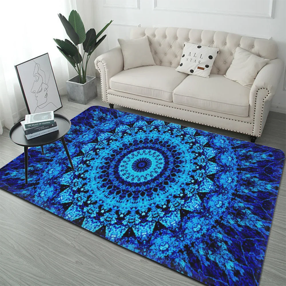 Bohemia Mandala Bodenmatte Bodenmatte INS Stil Weiche Schlafzimmer Boden Haus Waschküchenmatte Rutschfeste Haushaltsteppiche