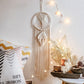 Bohemian Baumwollseil Gewebte Spitzenmuster Traumfänger Wohnungsornament Hochzeitsdekoration Freundin Geschenk Windspiele Eule Traumfänger
