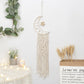 Bohemian Baumwollseil Gewebte Spitzenmuster Traumfänger Wohnungsornament Hochzeitsdekoration Freundin Geschenk Windspiele Eule Traumfänger