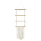 Bohemian DIY Handgewebte Haaraccessoires Haarnadel Aufbewahrungsregal Baumwollseil Wandteppich Quaste Wohnkultur.