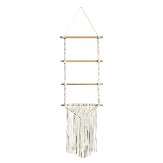 Bohemian DIY Handgewebte Haaraccessoires Haarnadel Aufbewahrungsregal Baumwollseil Wandteppich Quaste Wohnkultur.