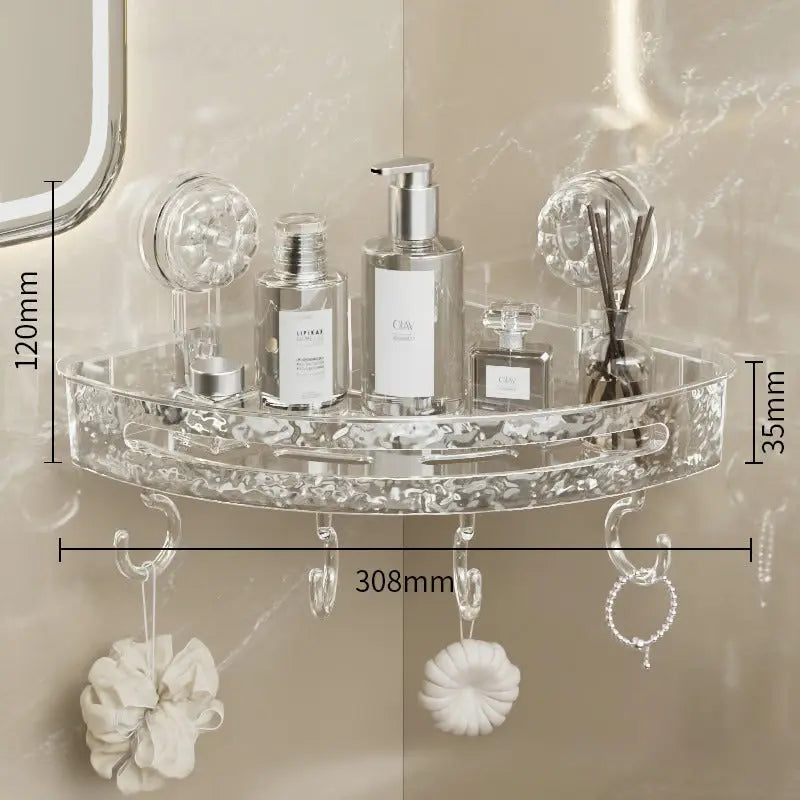 Frendorf | Bohlfreies Duschregal mit Saugnäpfen – Starker & Sicherer Halt