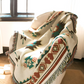 Frendorf | BohoFab Decke - Luxe Boho Blanket Throw - Geometrische Ethnic Tassel Tapestry Decke