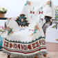 Frendorf | BohoFab Decke - Luxe Boho Blanket Throw - Geometrische Ethnic Tassel Tapestry Decke