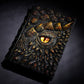 Buch der Verdammten Halloween Dekor Spaß Dekoration Magisches Buch Handgemachtes Schwarzes Zauberbuch Gruselig Saisonale Requisite Kunst Buch der Augen