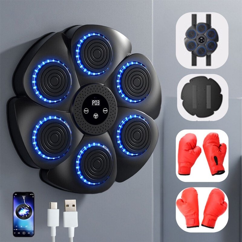 Frendorf | BoxFit - Innovative Boxmaschine für zu Hause mit Bluetooth Musik und interaktivem Training