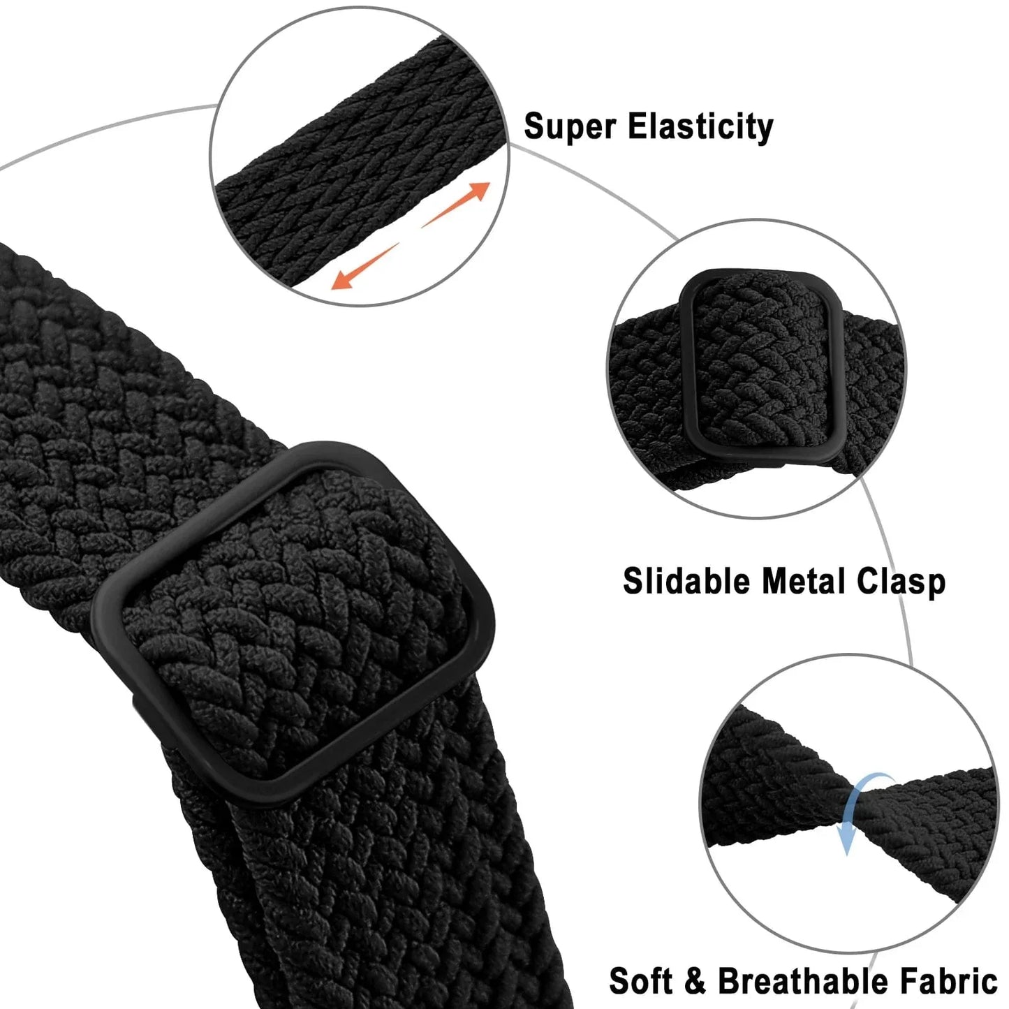 Frendorf | Geflochtener Solo Loop Watch Band für Samsung Watch 7 Ultra