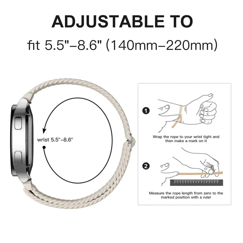 Frendorf | Geflochtener Solo Loop Watch Band für Samsung Watch 7 Ultra