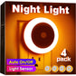 Nachtlichter Stecker in die Wand [4Pack], Nachtlicht mit Lichtsensoren, LED Nachtlicht für das Kinderzimmer, Baby Nachtlicht, Badezimmer Nachtlicht, Treppenlichter, Flurlicht