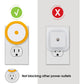 Nachtlichter Stecker in die Wand [4Pack], Nachtlicht mit Lichtsensoren, LED Nachtlicht für das Kinderzimmer, Baby Nachtlicht, Badezimmer Nachtlicht, Treppenlichter, Flurlicht