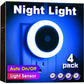 Nachtlichter Stecker in die Wand [4Pack], Nachtlicht mit Lichtsensoren, LED Nachtlicht für das Kinderzimmer, Baby Nachtlicht, Badezimmer Nachtlicht, Treppenlichter, Flurlicht