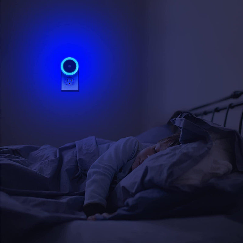 Nachtlichter Stecker in die Wand [4Pack], Nachtlicht mit Lichtsensoren, LED Nachtlicht für das Kinderzimmer, Baby Nachtlicht, Badezimmer Nachtlicht, Treppenlichter, Flurlicht