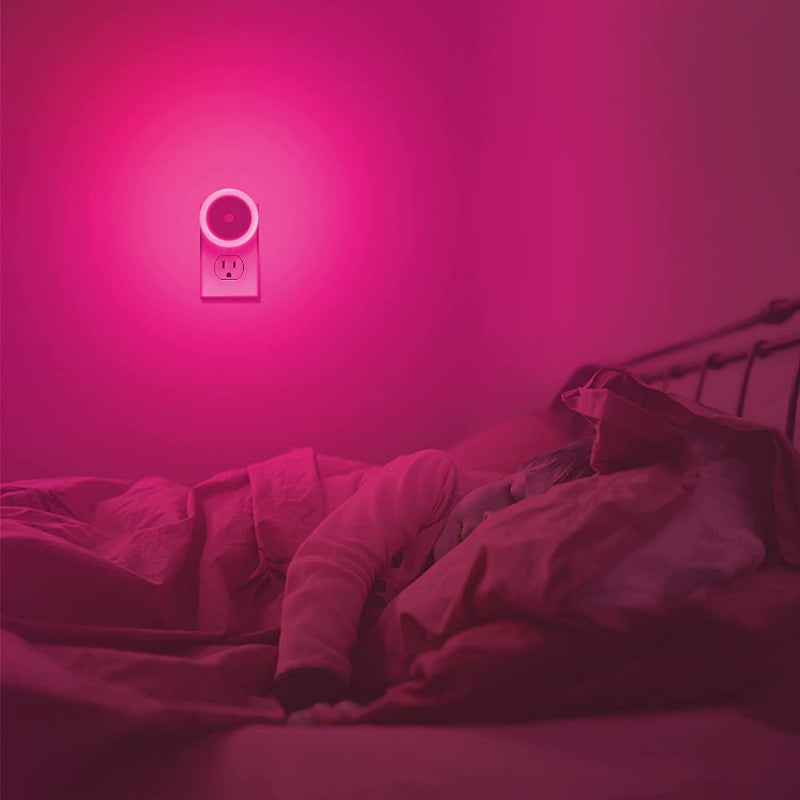 Nachtlichter Stecker in die Wand [4Pack], Nachtlicht mit Lichtsensoren, LED Nachtlicht für das Kinderzimmer, Baby Nachtlicht, Badezimmer Nachtlicht, Treppenlichter, Flurlicht