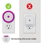 Nachtlichter Stecker in die Wand [4Pack], Nachtlicht mit Lichtsensoren, LED Nachtlicht für das Kinderzimmer, Baby Nachtlicht, Badezimmer Nachtlicht, Treppenlichter, Flurlicht