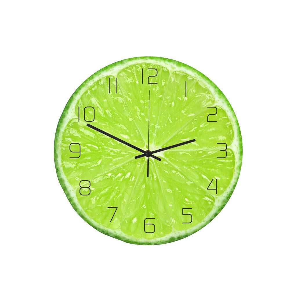 Bringen Sie Farbe und Energie in Ihren Raum mit der FruitTime Wanduhr