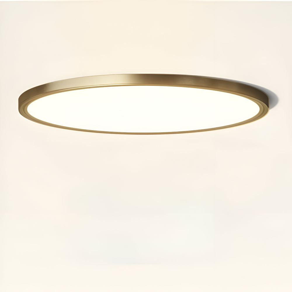 Frendorf | BronzeHalo Deckenleuchte - Ultradünne Minimalistische Runde LED Deckenleuchte