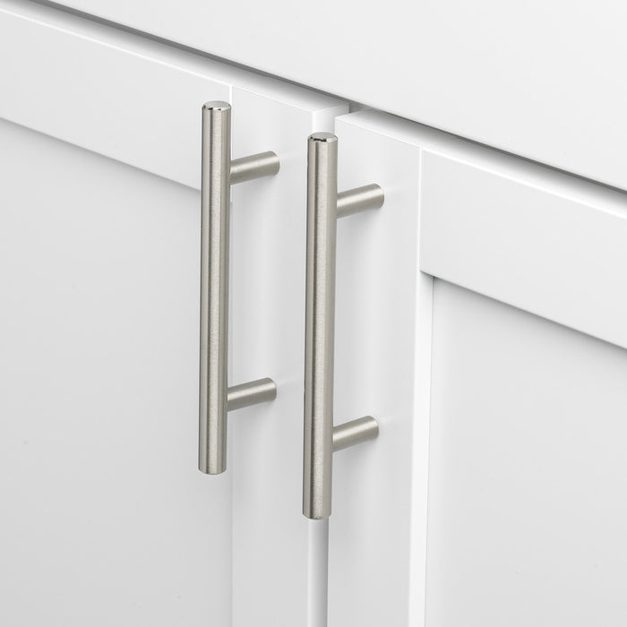 Gebürstetes Nickel Moderne Edelstahl Schubladenbeschläge T-Bar Griffe