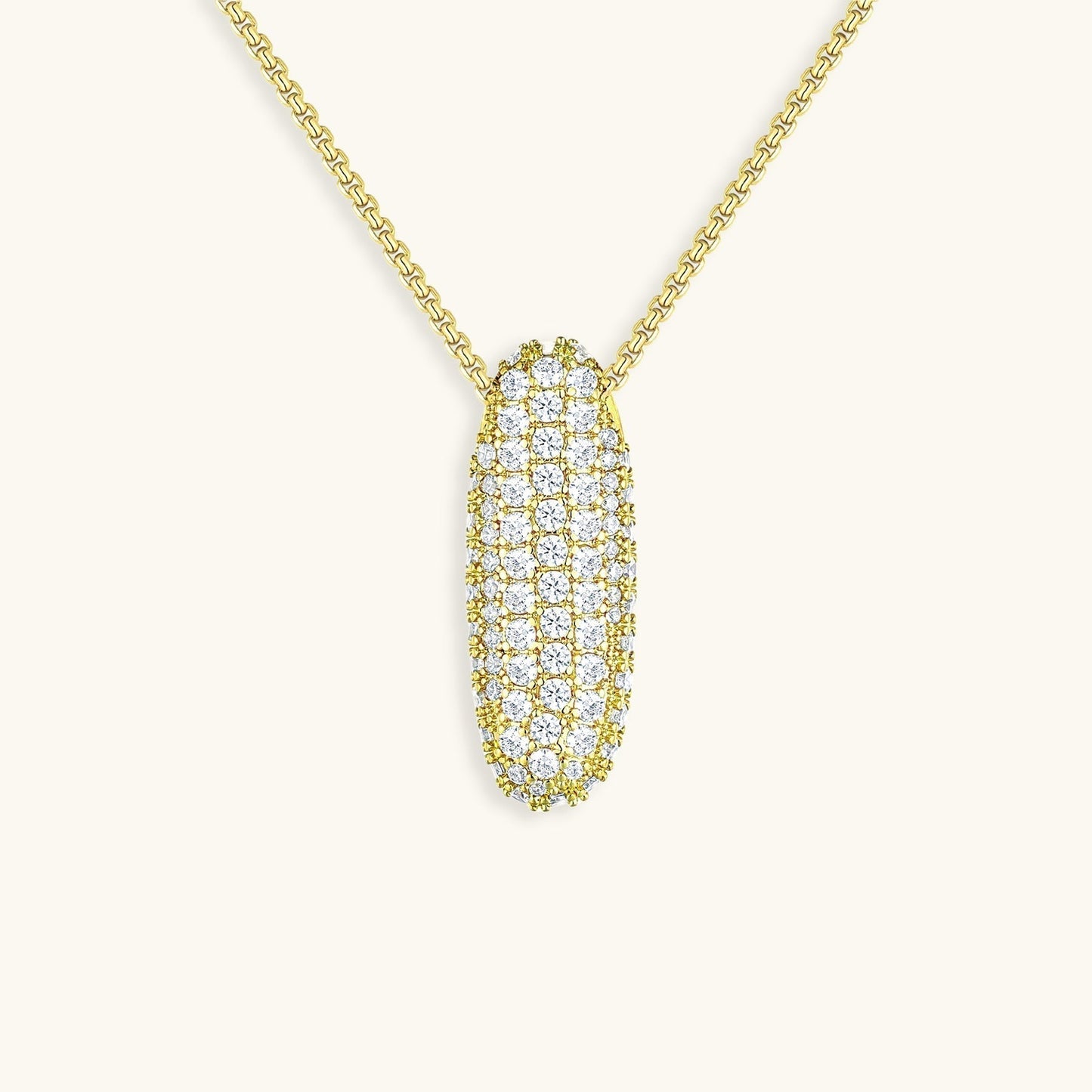 Frendorf | Bubble Initial-Diamant-Halskette