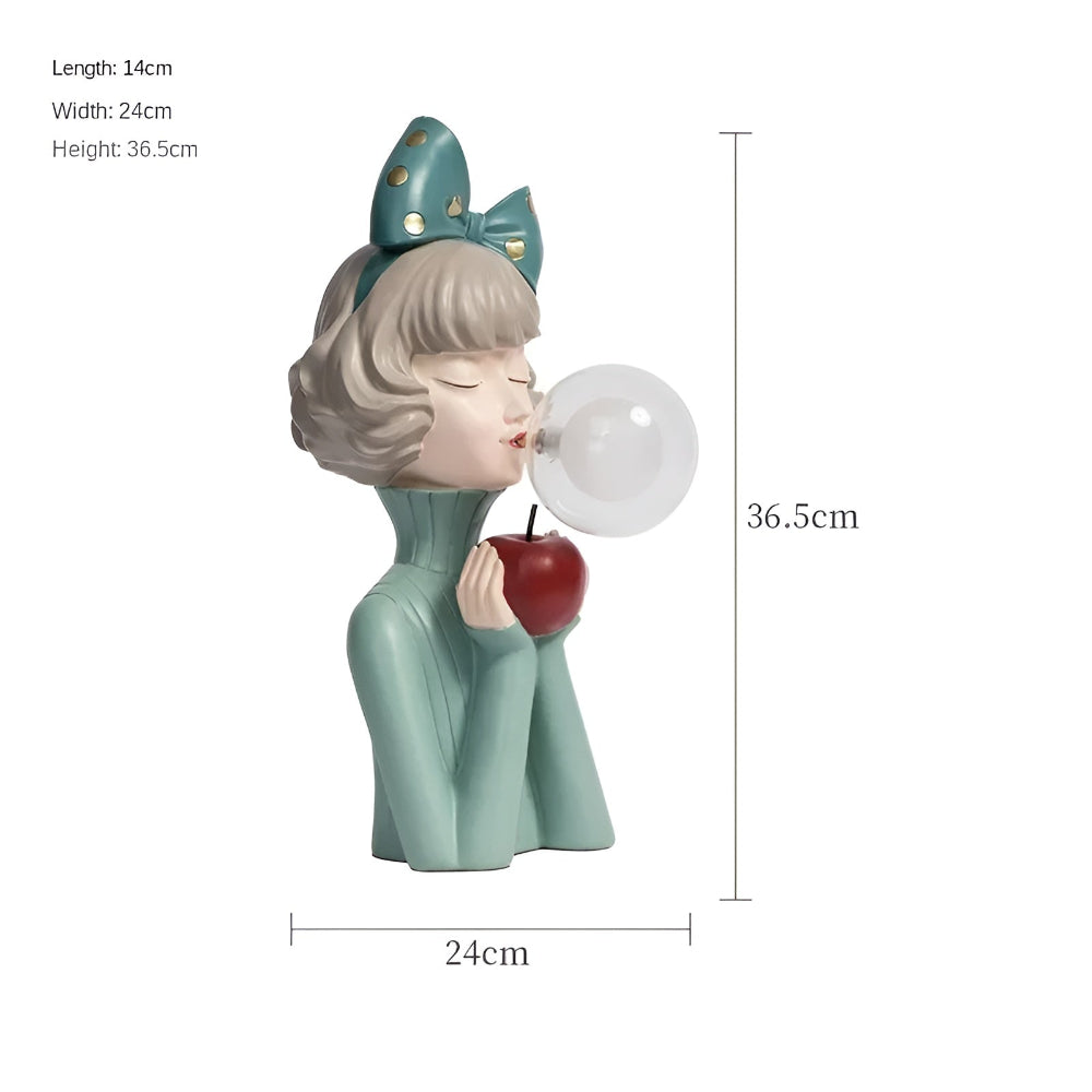 Frendorf | BubbleFairies Tischlampe - Charmantes Quartett Cartoon Mädchen Statuen