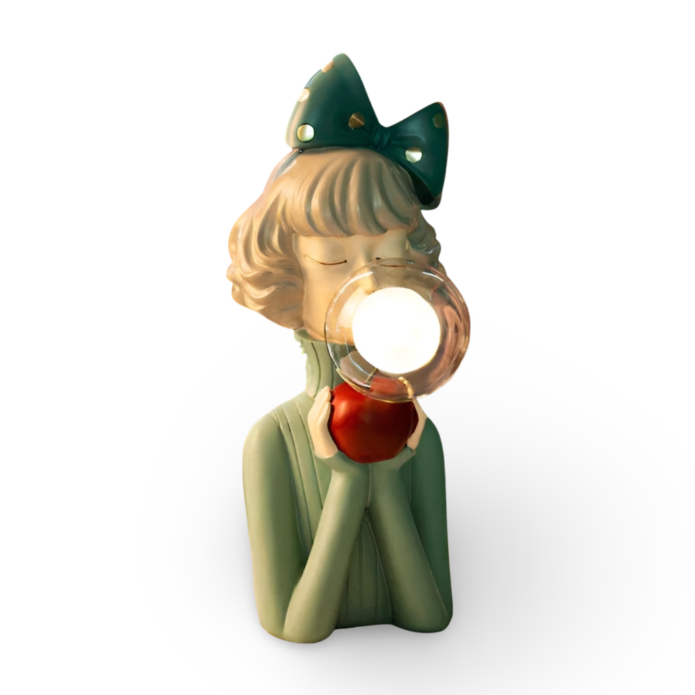 Frendorf | BubbleFairies Tischlampe - Charmantes Quartett Cartoon Mädchen Statuen