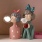 Frendorf | BubbleFairies Tischlampe - Charmantes Quartett Cartoon Mädchen Statuen