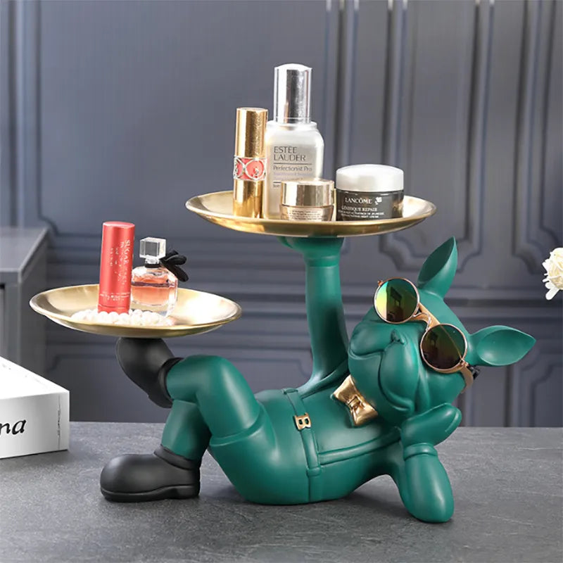 Frendorf | KunstBulldog | Stilvolle Bulldog Dekoration | Nachhaltiges Resin | Einzigartiger Eyecatcher