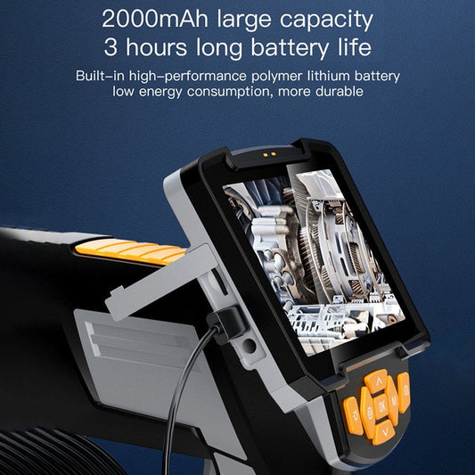 1080P wasserdichter tragbarer industrieller Endoskop mit 4,3-Zoll-HD-Bildschirm, 2MP Kamera, IP67-Bewertung, 2000mAh Akku, effiziente Bildübertragung