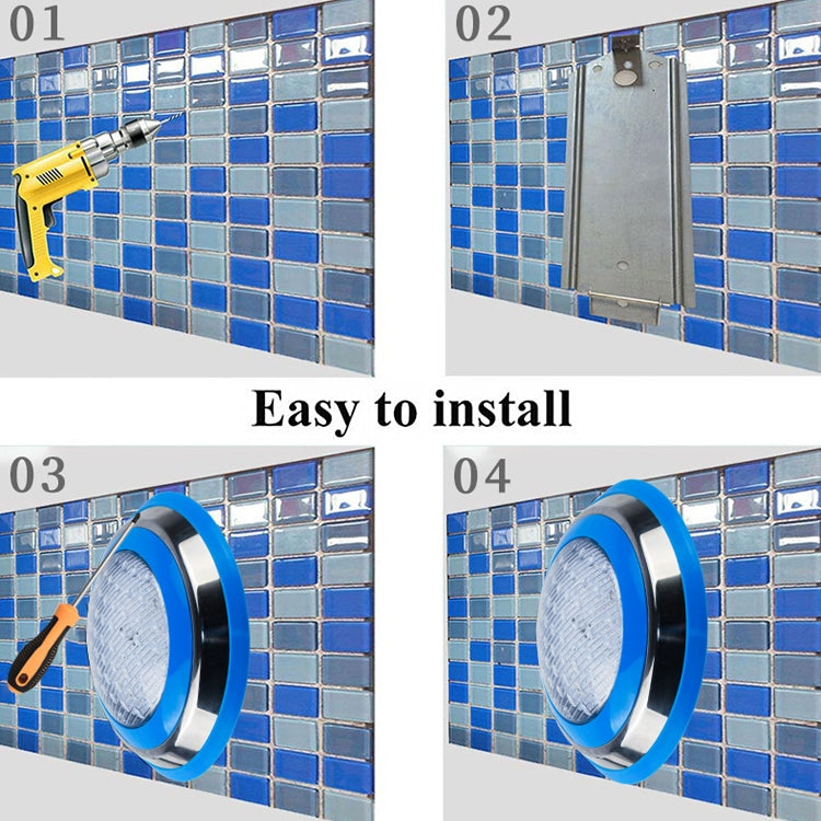 Frendorf | 15W LED Edelstahl Wandmontierte Poolleuchte Landschaft Unterwasserlicht