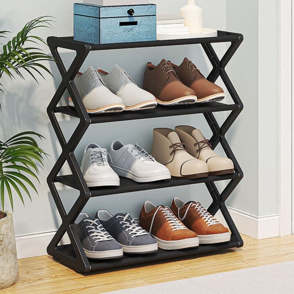 Sam | Minimalistisches Schuhregal | Platzsparend