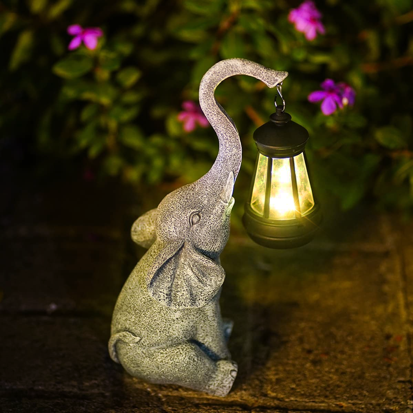 Frendorf | EleGlow Sanfter Elefant LED Lampe | Kinderzimmer Deko | Nachtlicht