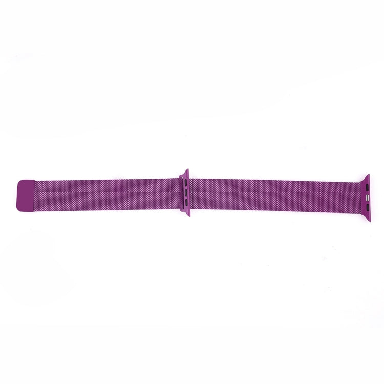Frerndorf | Milanese Loop Magnetische Edelstahl-Uhrenarmband für Apple Watch Series 7 41mm / 6 & SE & 5 & 4 40mm / 3 & 2 & 1 38mm (Lila)