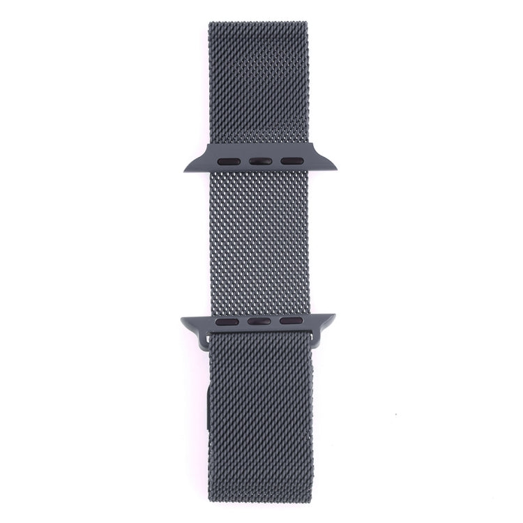 Frerndorf | Mailänder Loop Magnetische Edelstahl-Uhrenarmband für Apple Watch Ultra 49mm&Watch Ultra 2 49mm / Series 10 46mm / 9&8&7 45mm / SE 3&SE 2&6&SE&5&4 44mm / 3&2&1 42mm (Dunkelgrau)