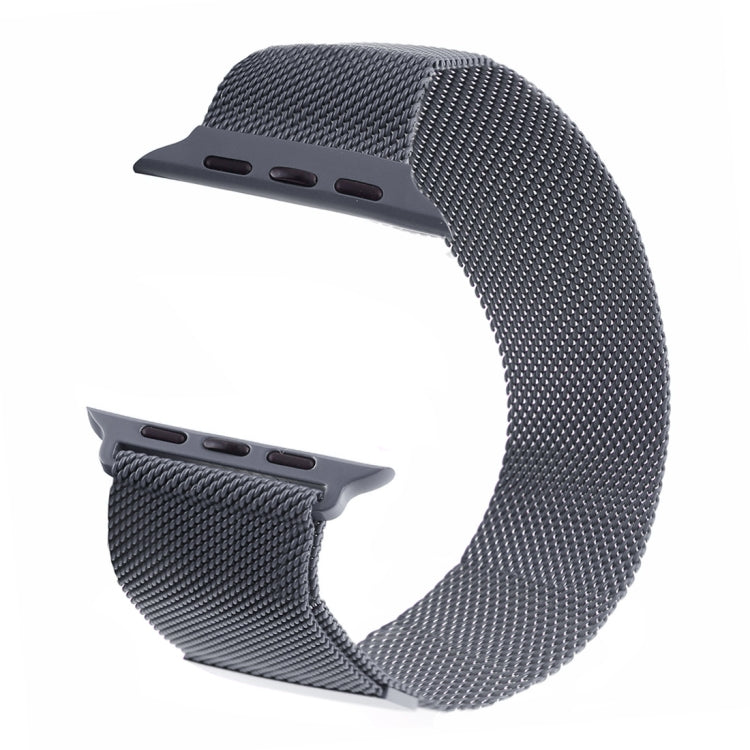 Frerndorf | Mailänder Loop Magnetische Edelstahl-Uhrenarmband für Apple Watch Ultra 49mm&Watch Ultra 2 49mm / Series 10 46mm / 9&8&7 45mm / SE 3&SE 2&6&SE&5&4 44mm / 3&2&1 42mm (Dunkelgrau)