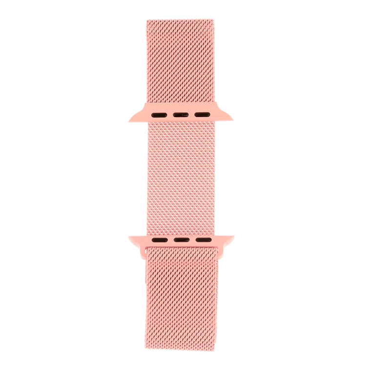 Frerndorf | Milanese Loop Magnetische Edelstahl-Uhrenarmband für Apple Watch Ultra 49mm&Watch Ultra 2 49mm / Series 10 46mm / 9&8&7 45mm / SE 3&SE 2&6&SE&5&4 44mm / 3&2&1 42mm (Pink)