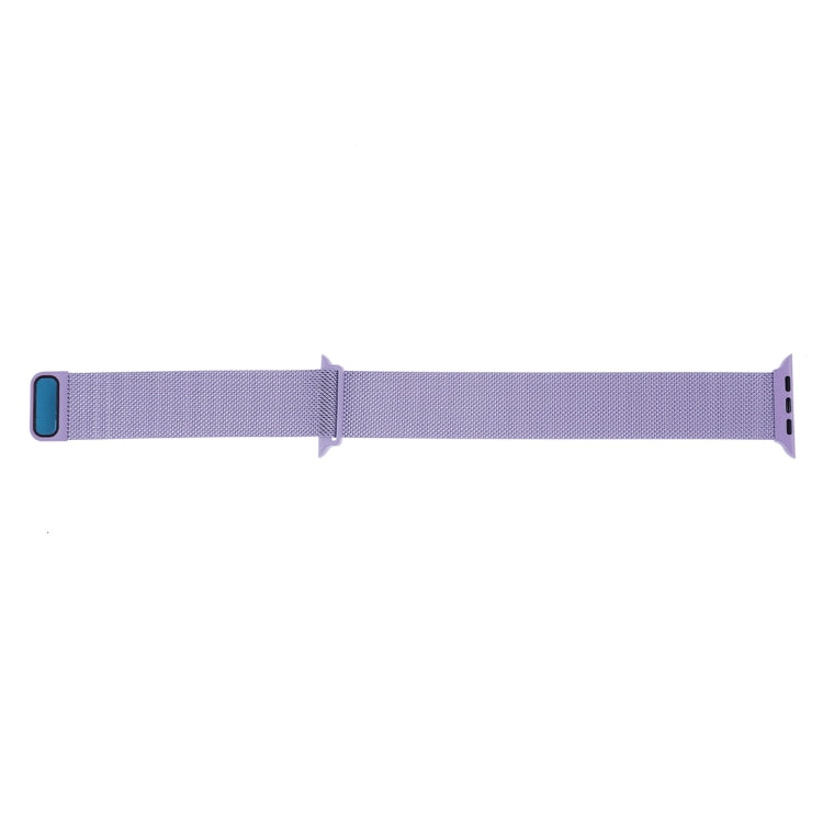 Frerndorf | Milanese Loop Magnetische Edelstahl-Uhrenarmband für Apple Watch Ultra 49mm&Watch Ultra 2 49mm / Series 10 46mm / 9&8&7 45mm / SE 3&SE 2&6&SE&5&4 44mm / 3&2&1 42mm (Helllila)